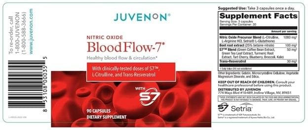 Blood Flow-7 Supplement Facts